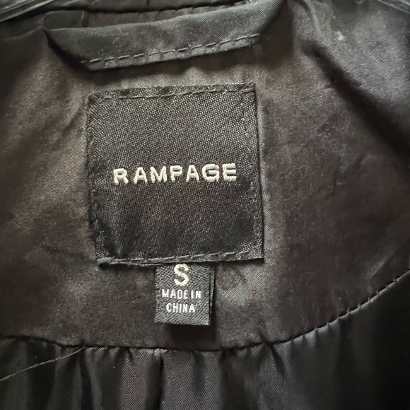 Rampage winter coat with removable fake fur edged hood in size small. - Picture 8 of 10